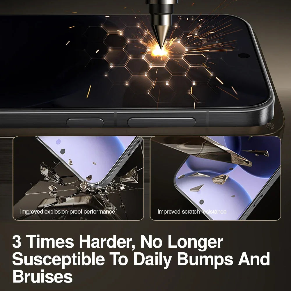 Oppo Find X8 Pro Tempered Glass Screen Protector with Dust-Free Kit Tidesmit