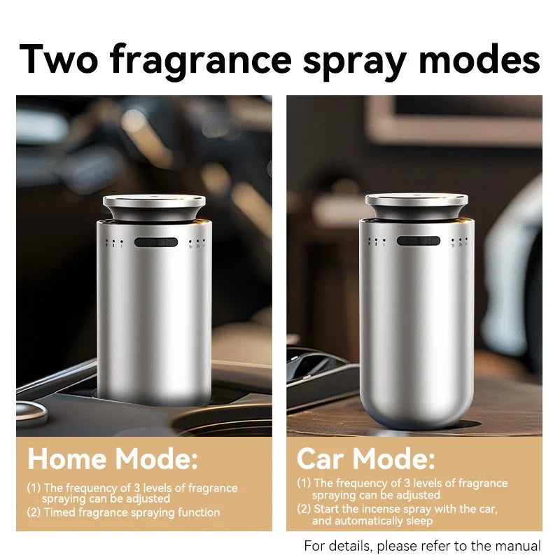 Smart Car Air Freshener Diffuser Fragrance Machine Waterless Essential Oil Aroma Diffuser Professional Scent Air Machine