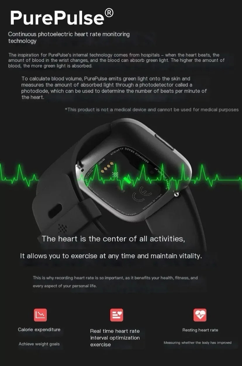 Fitbit Versa 2 Health and Fitness Smartwatch with Heart Rate, Music, Alexa Built-In, Sleep and Swim Tracking, Black/Carbon