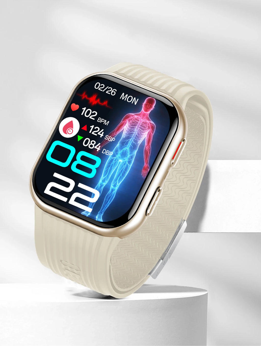 2026New Airbag Blood Pressure SmartWatch NFC ECG+PPG Body Temp Sleep SpO2 Monitor Sports Fitness Health SmartWatch For Men Women
