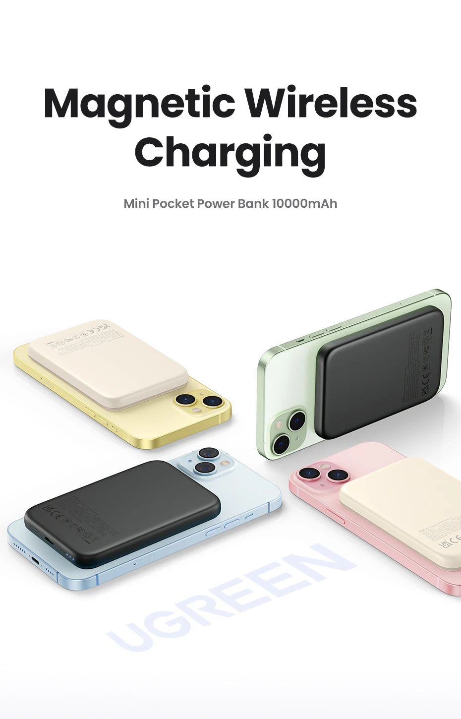 10000mAh Magnetic Portable Charger with Fast PD Power Delivery Tidesmit