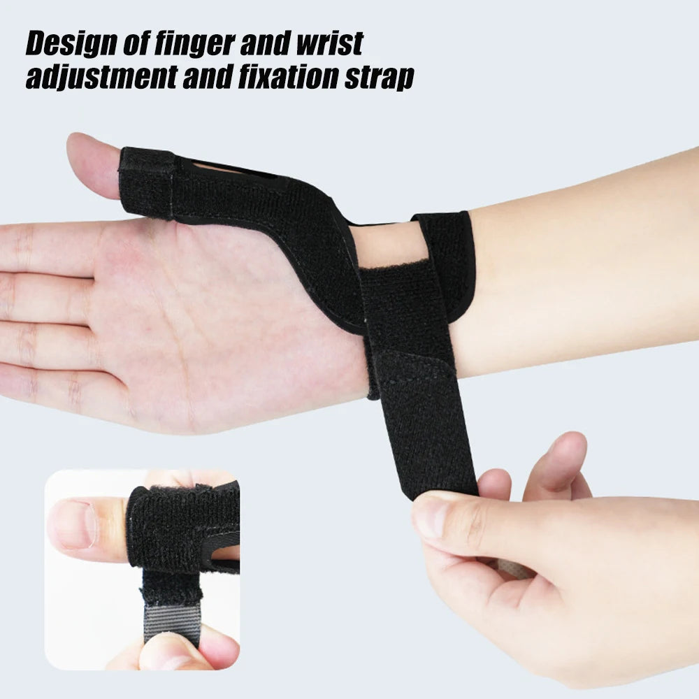 Thumb Support Brace Stabilizer Splint for Tendonitis, De Quervain's, Arthritis, Trigger Finger, Fits Both Hands