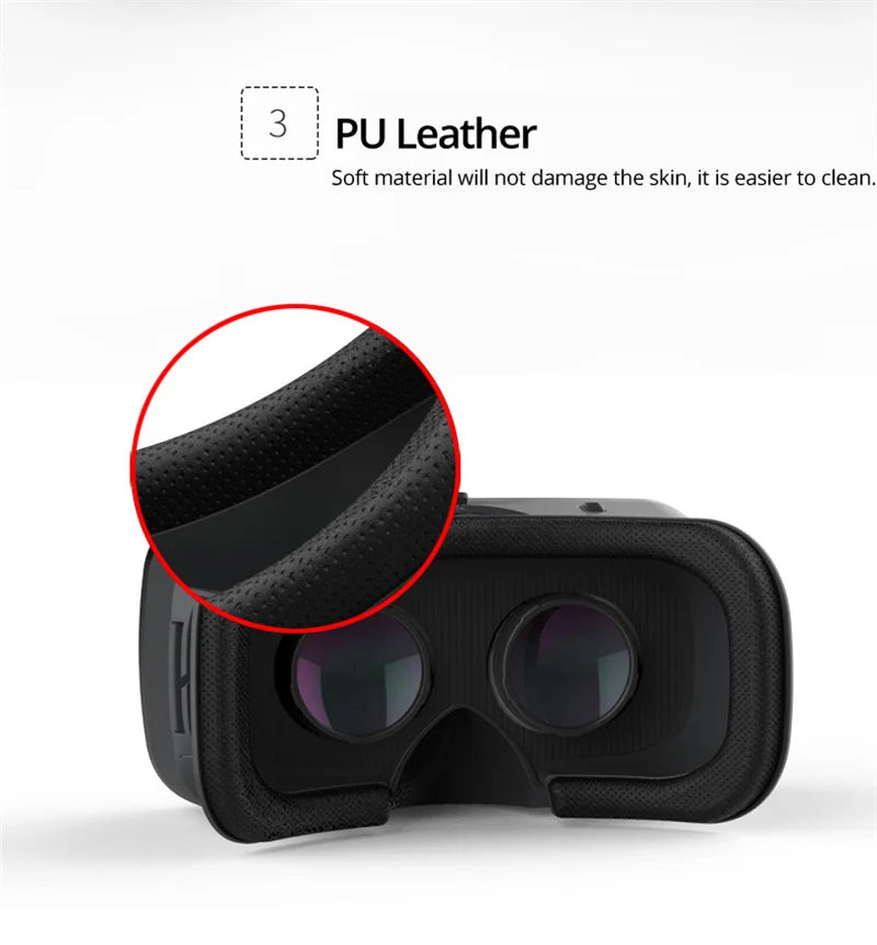 VR Headset for Smartphone - Immersive 3D Glasses for Mobile Media Tidesmit