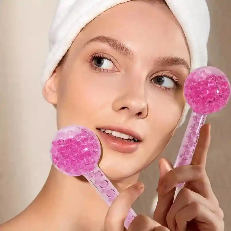 Ice Globes Cooling Facial Massage Roller - Professional Skin Care Eye Massage Instrument Tidesmit