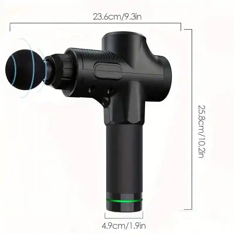 Deep Tissue Massage Gun - Portable Muscle Relief Tool by Tidesmit Back Massage Instrument Tidesmit