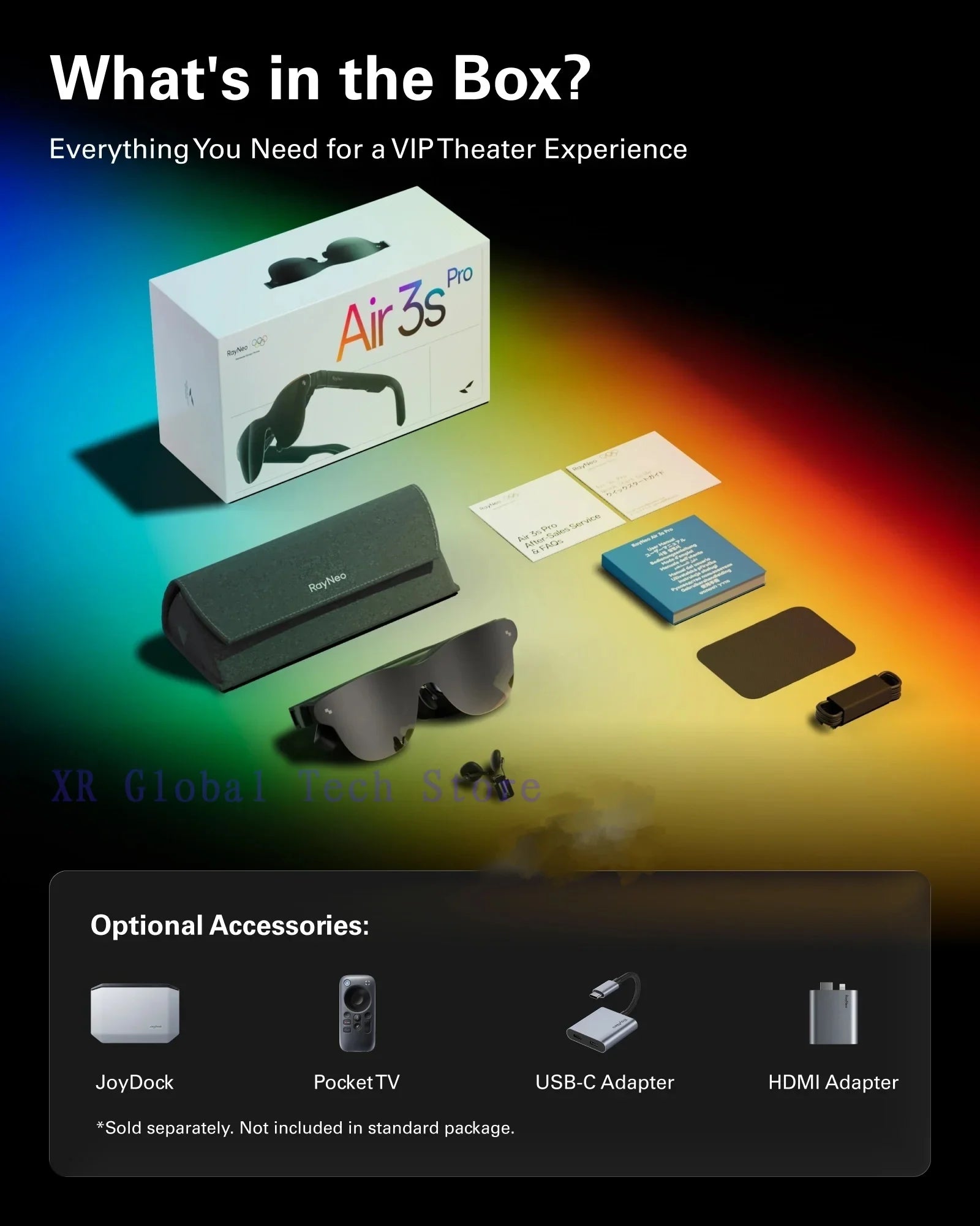 RayNeo Air 3S Pro AR Glasses - 120Hz Spatial Display Smart Glasses Tidesmit