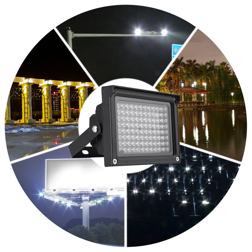 96 LED IR Illuminator Lamp for Night Vision CCTV Systems Tidesmit