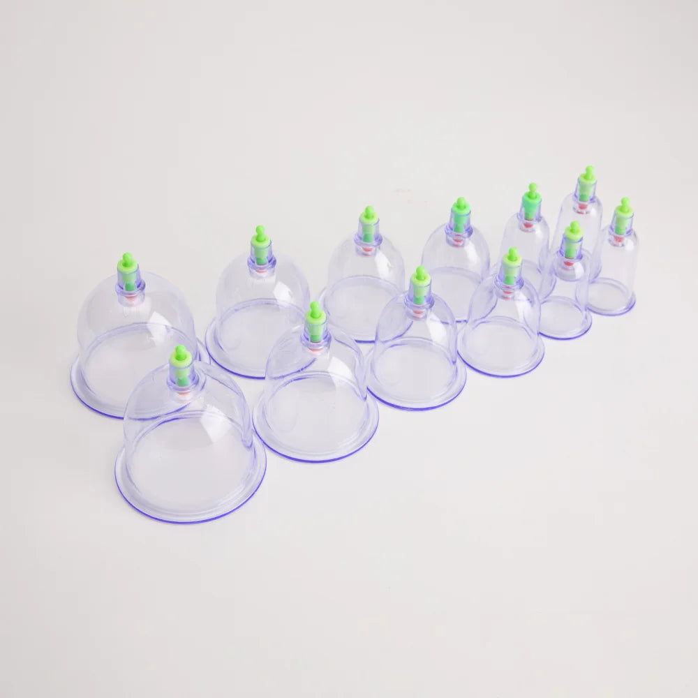 Electric Cupping Therapy Set for Back Massage | 12-Piece Wellness Kit Relaxation Treatment Tidesmit