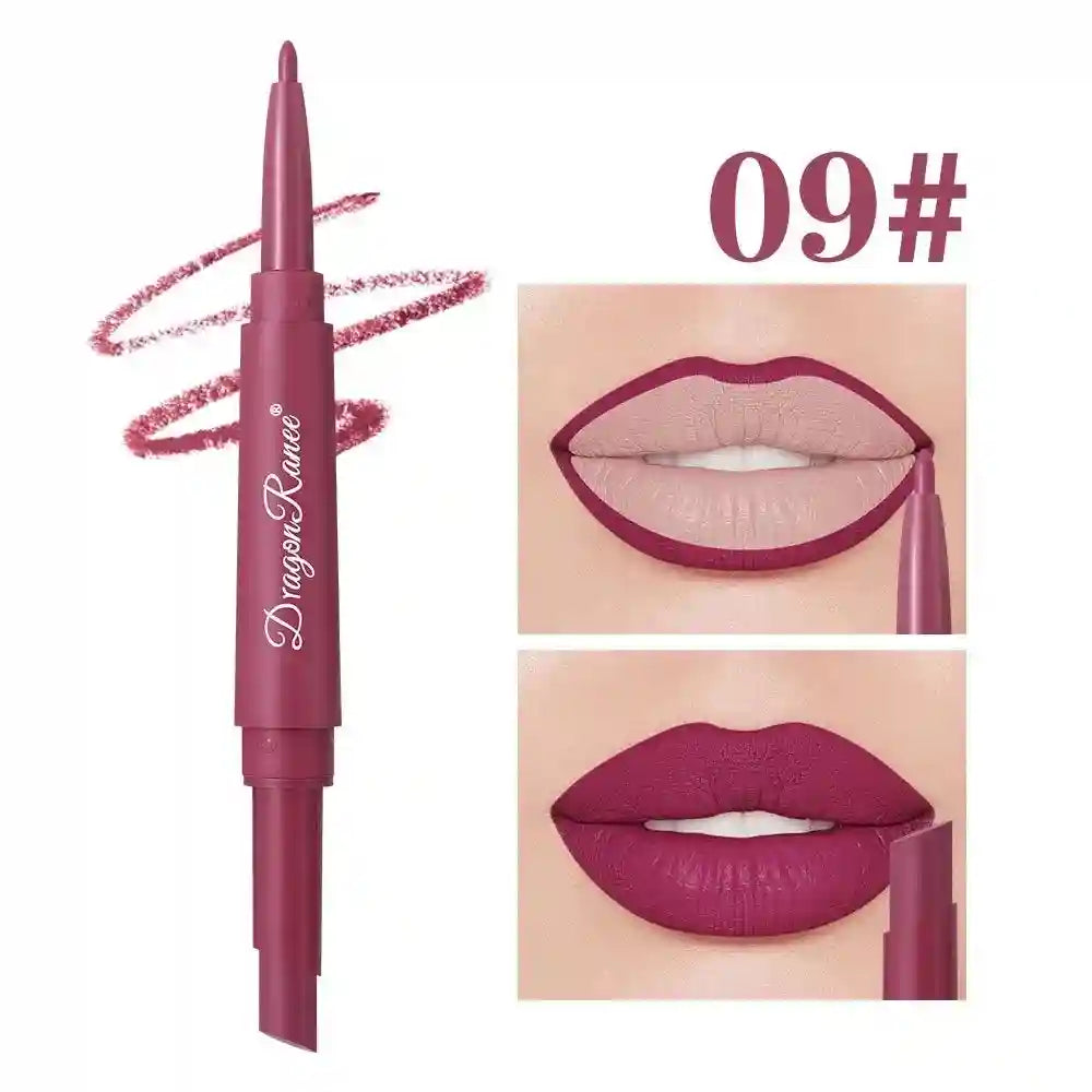 Matte Lip Liner and Lipstick Pen | Waterproof Long Lasting 2-in-1 Lip Care Tidesmit