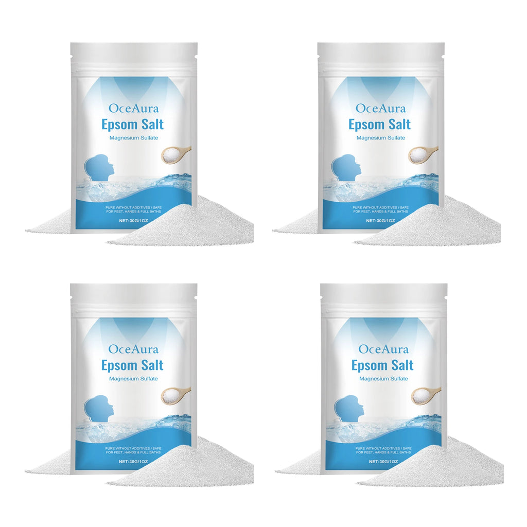 Epsom Salt Magnesium Sulfate Moisturizing Exfoliating Pure Natural Feet Hands Bath Body Relaxation Muscle Relief Detox Skin Care