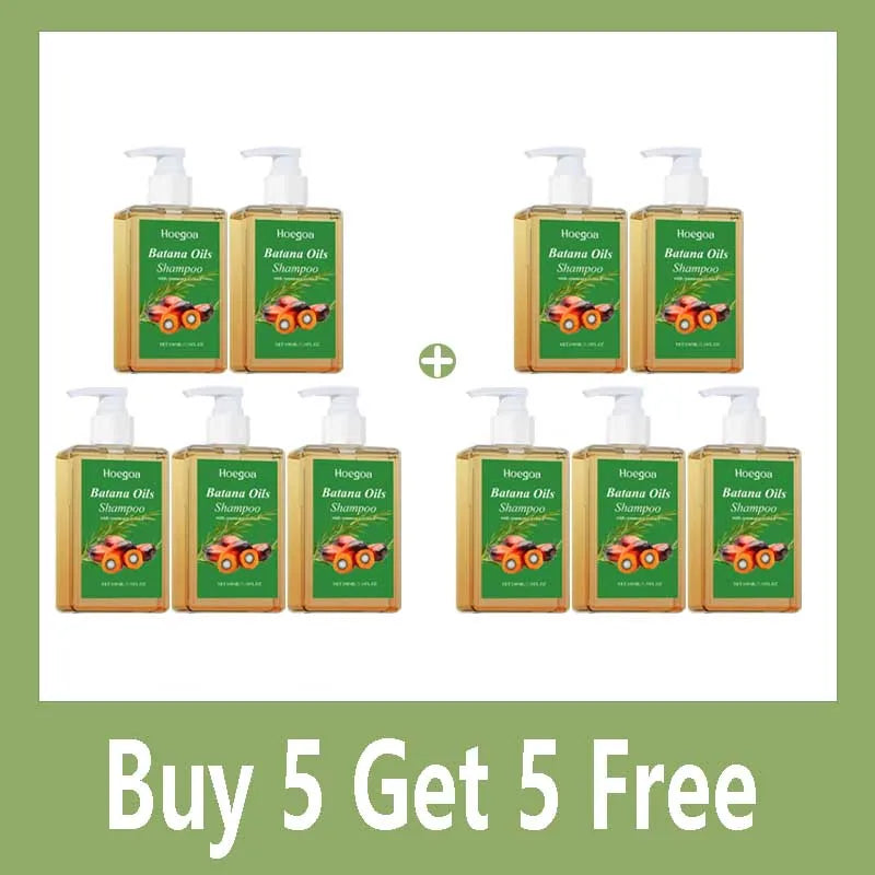 Organic Batana Oil Shampoo Soothing Scalp Intense Repair Batana Nourishing Shampoo with Rosemary Extract for All Hair Types