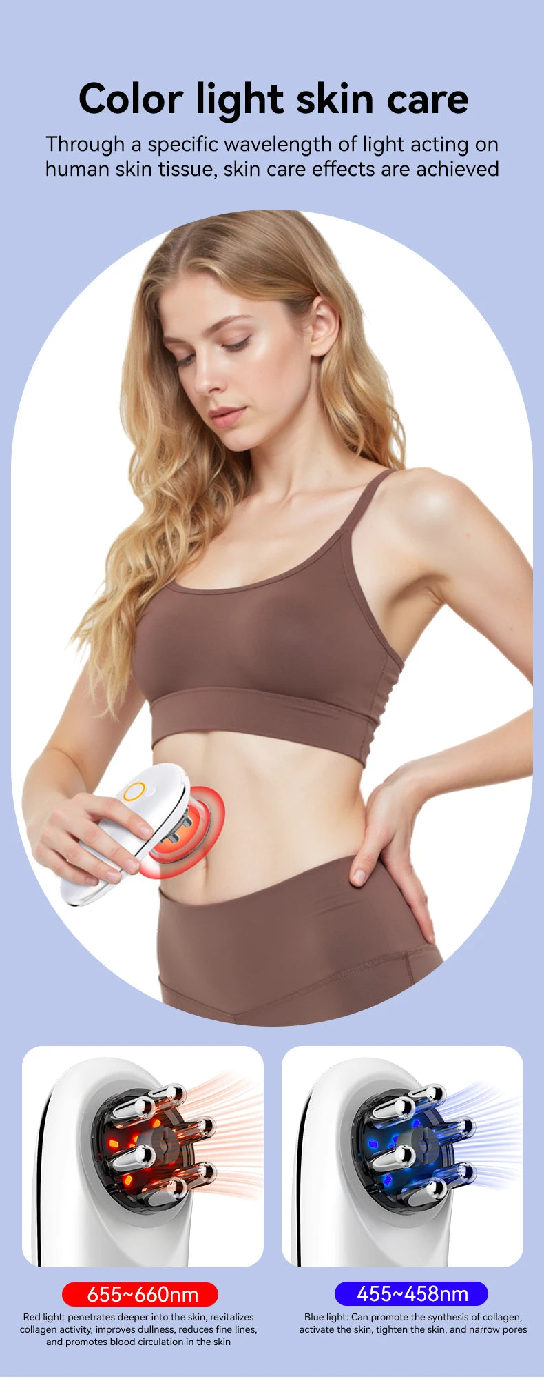 Face and Body Sculpting Electric Massager with Heat Therapy (White) Body Shaping Massage Equipment Tidesmit