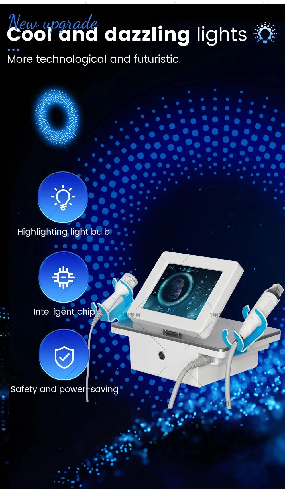 RF Fractional Microneedling Machine 150W for Professional Skin Tightening Scrubs Treatments Tidesmit