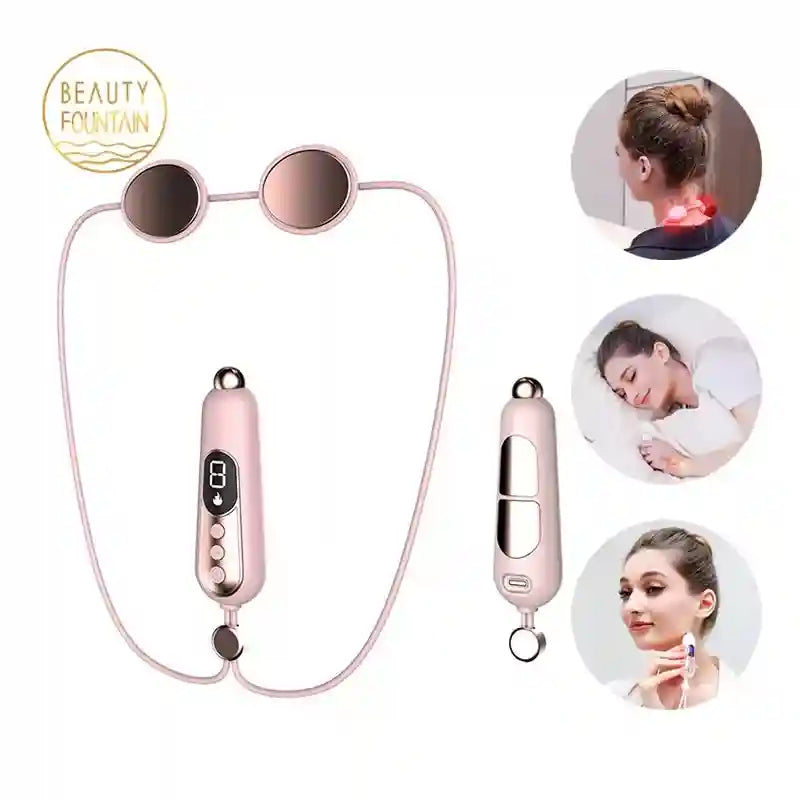 Eye Massage Instrument: 3-in-1 Rechargeable Heat Therapy Device - Pink Eye Massage Instrument pink Tidesmit