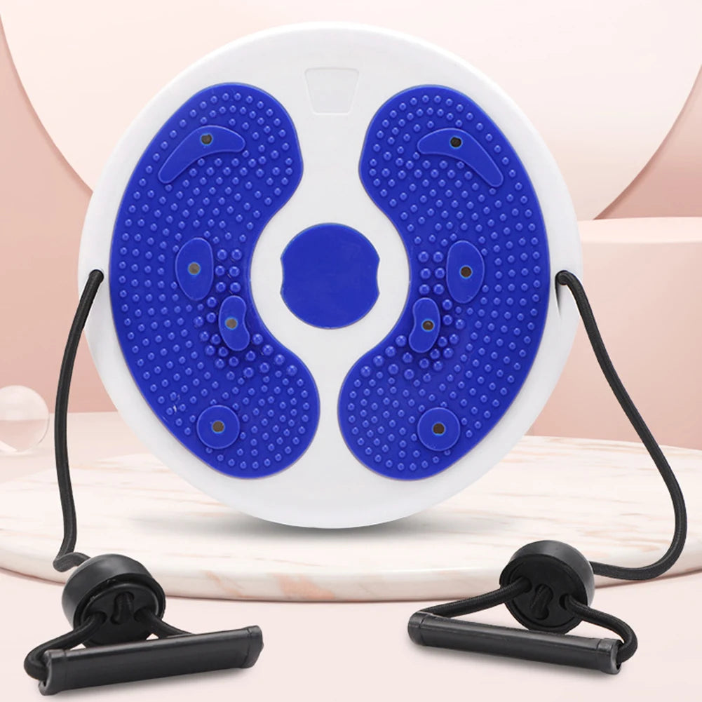 Waist Twisting Disc with Resistance Bands & Magnetic Foot Massage Body Shaping Massage Equipment Tidesmit