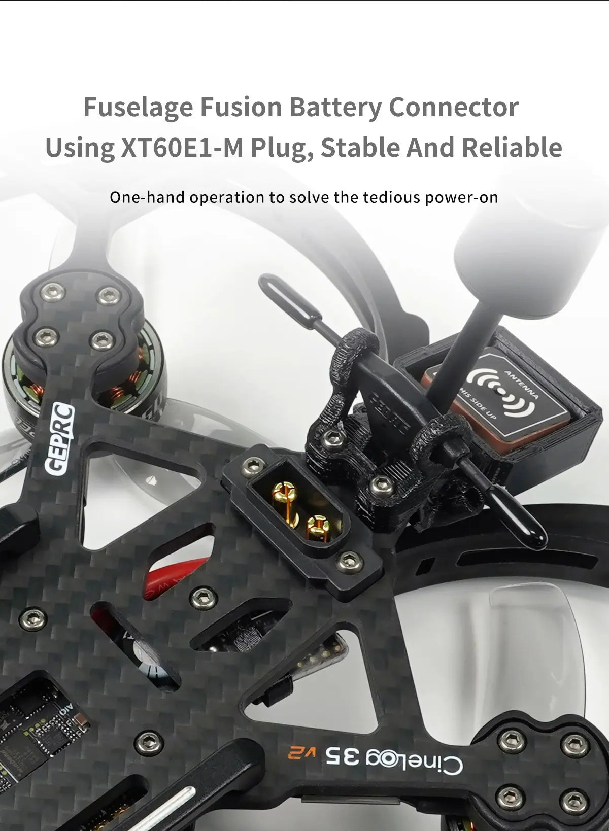 CineLog35 V2 3.5 Inch FPV Cinewhoop Drone with Analog System Tidesmit