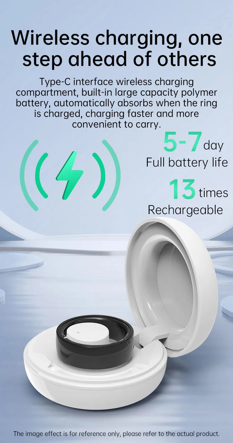 Tidesmit Smart Health Ring - Biometric Fitness Tracker with Sleep Monitor Tidesmit