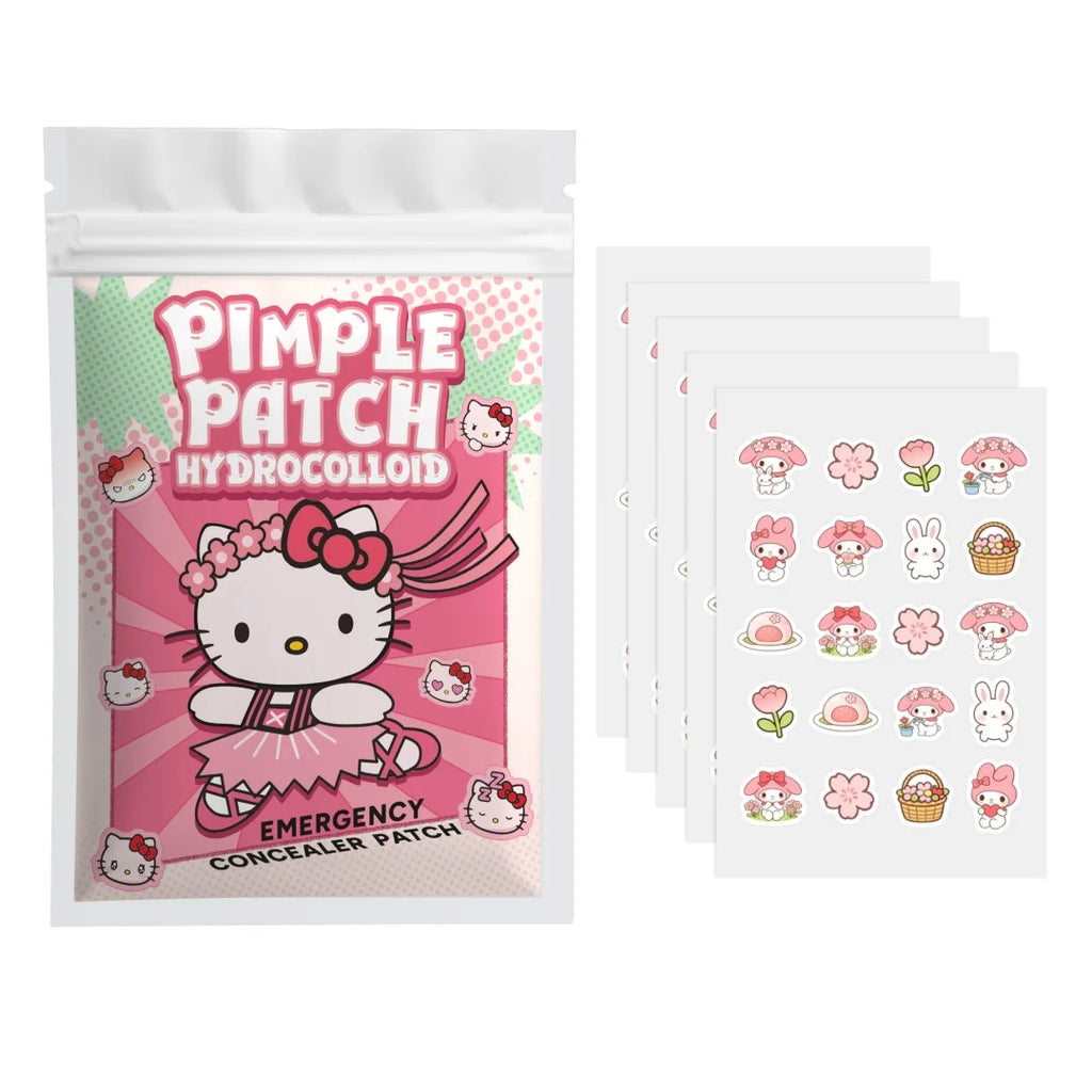 Cute Hello Kitty Acne Patch Hydrocolloid Pimple Stickers Waterproof Invisible for Girls Women