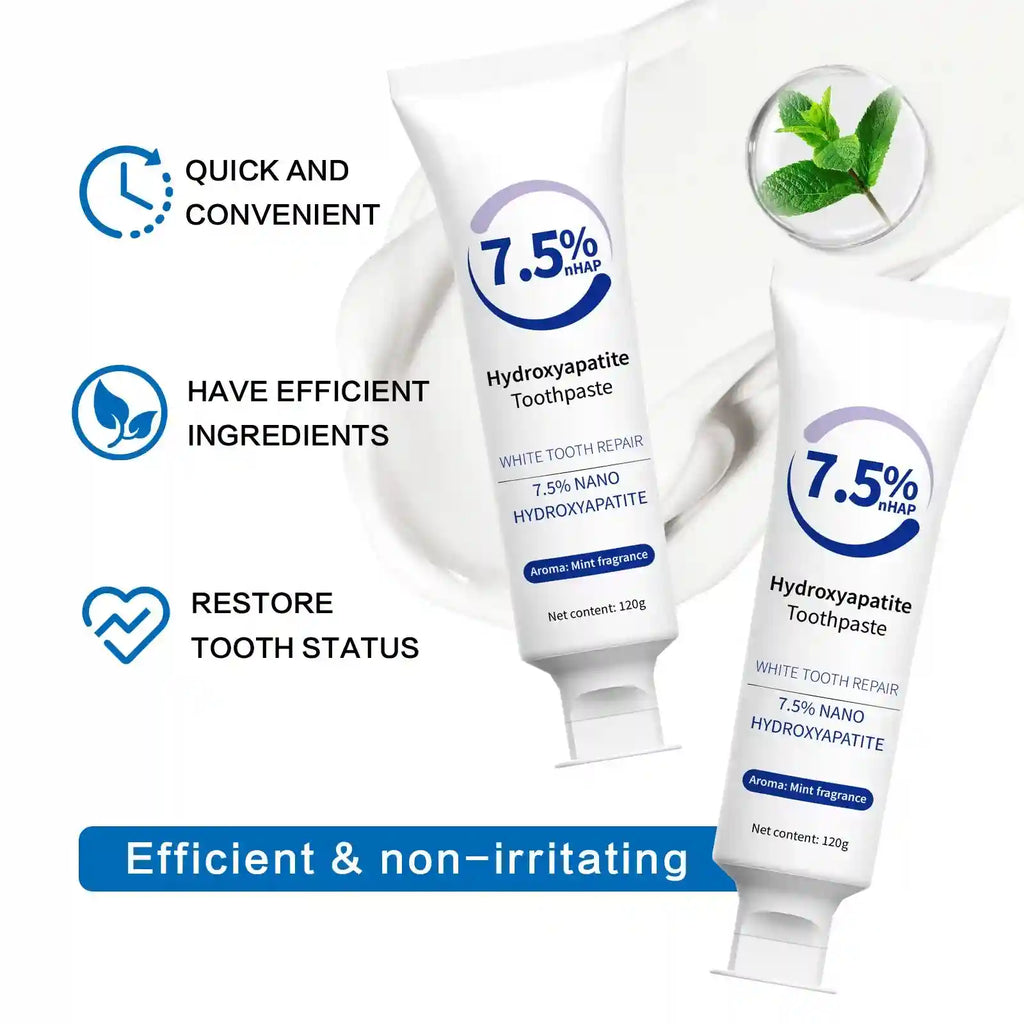 Tidesmit 120g hydroxyapatite toothpaste and whitening pen set for deep stain removal and gentle oral care repair