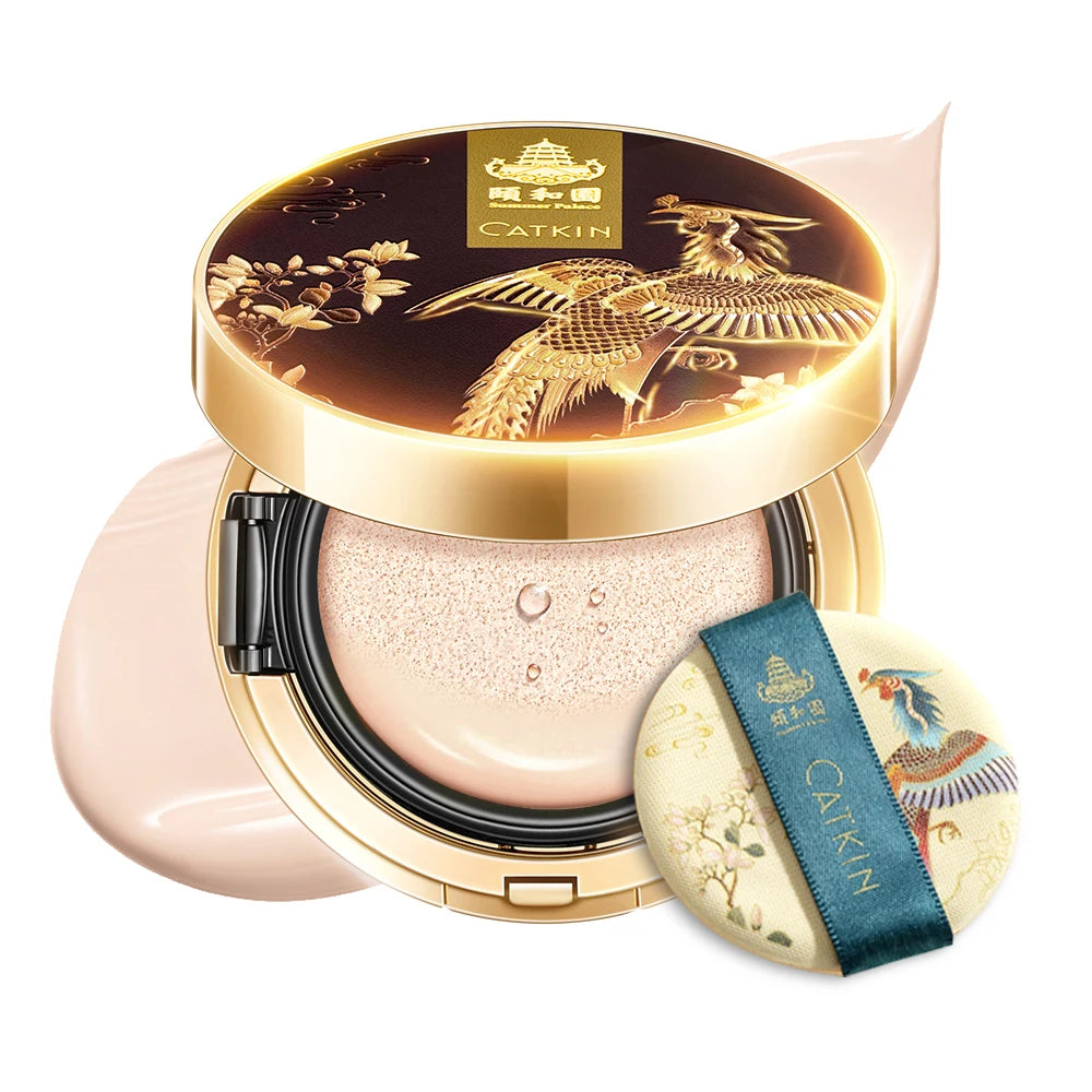 Catkin Phoenix Satin Cushion Foundation - Full Coverage Light Beige Massage Cushion C02 Ivory China Mainland Tidesmit