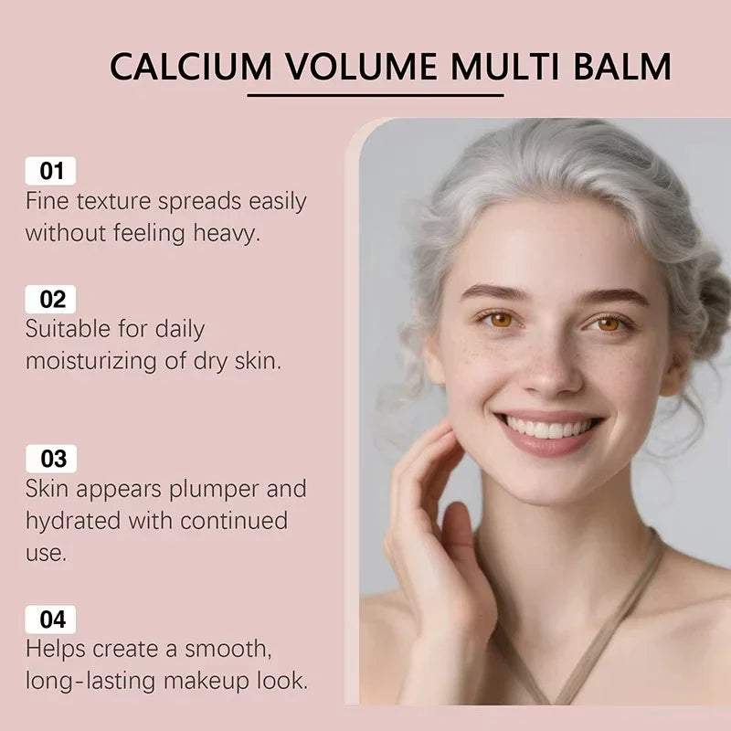 Tidesmit lyp318 Volume Multi Balm texture close-up for collagen deep moisturizing and anti-wrinkle face makeup