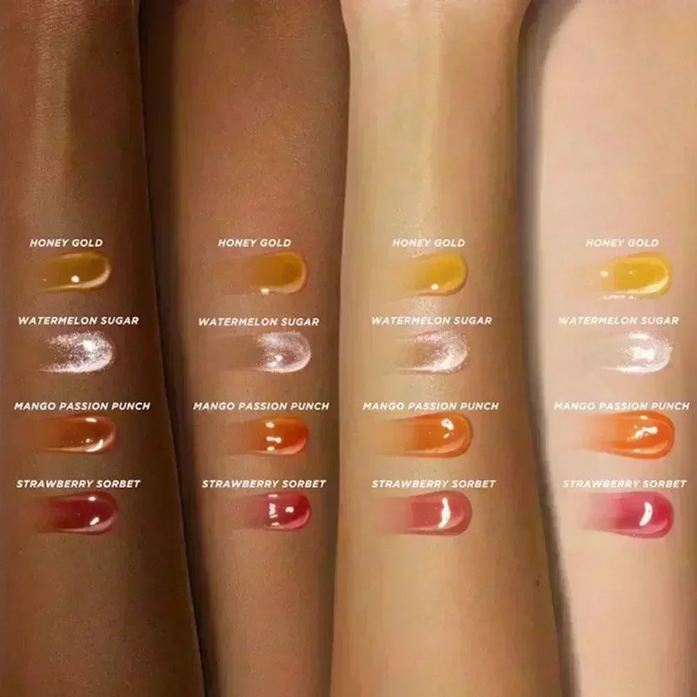 Moisturizing Lip Balm - Hydrating Plumping Gloss, Raspberry Swirl Lip Care Tidesmit