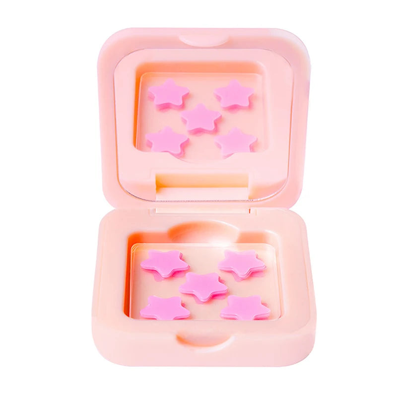 1Box Hydrocolloid Acne Patch Fade Repair Invisible Acne Removal Stickers Concealer Makeup Tool Star With Mirror