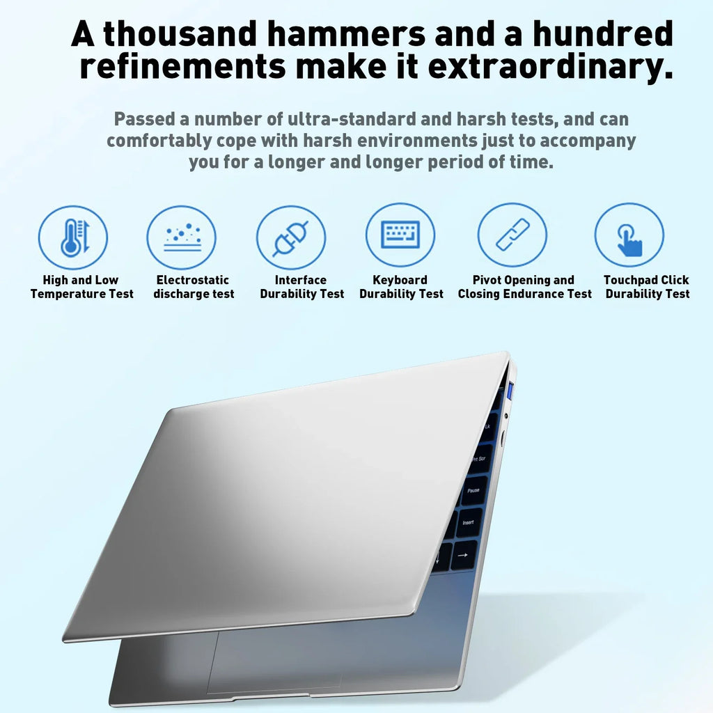 15.6 Inch Intel N3700 NEW Laptop 16GB RAM 2TB SSD Windows 11 Ultra Slim Notebook Gamer 1920x1080 Office Study PC Max Ultra Plus