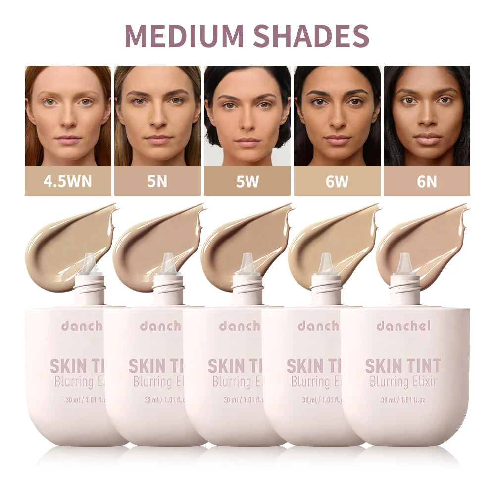 Tidesmit Skin Tint Blurring Elixir Foundation providing long lasting hydrating pore coverage for all skin tones