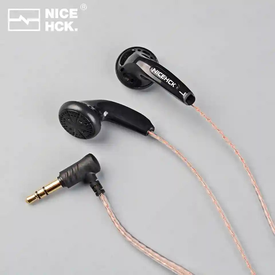 Wired 3.5mm HiFi Earbuds - Green Monitor Headphones for Clear Audio Tidesmit