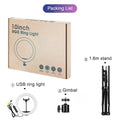 RGB Ring Light with Tripod Stand & Remote for Pro Content Creation RGB and stand Tidesmit
