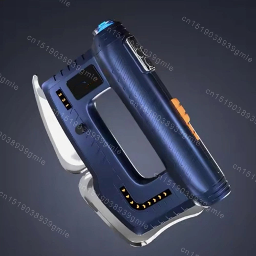 Fascia Massage Gun with Electric Heating - Professional Muscle Recovery Fascia Gun Blue Tidesmit