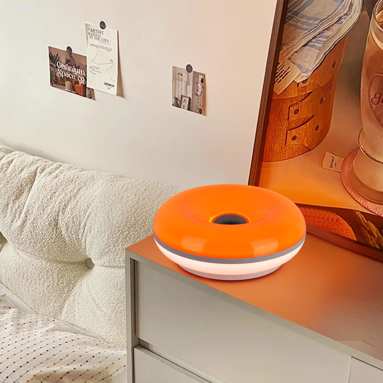 Bauhaus Ring Light: Minimalist Adjustable LED Table Lamp for Content Tidesmit