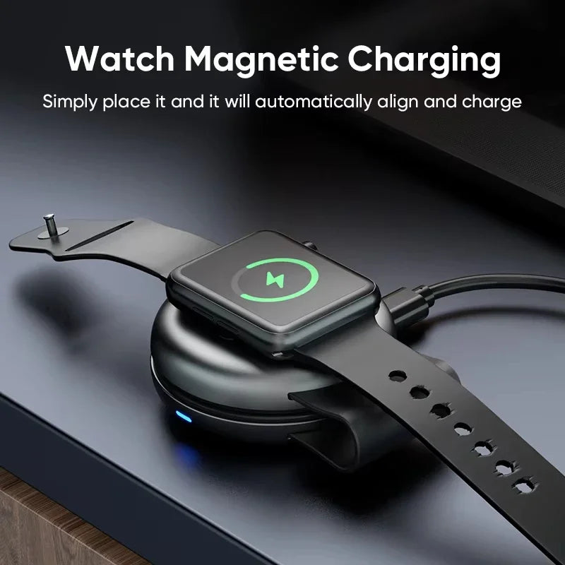 3-in-1 Wireless Charger | Qi Certified Foldable MagSafe Dock YW10 Tidesmit