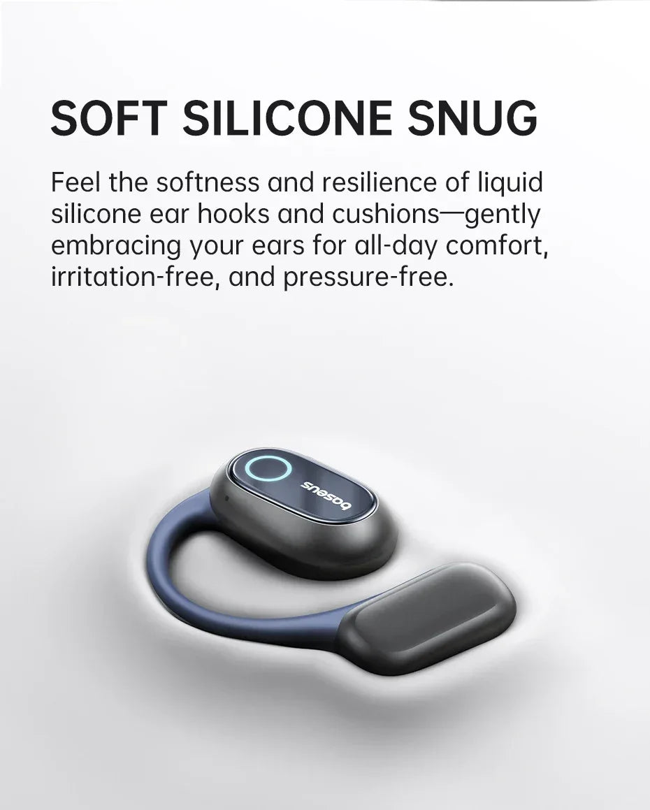 Open-Ear Sport Earbuds Bluetooth 5.4 60-Hour Playtime by Tidesmit Tidesmit