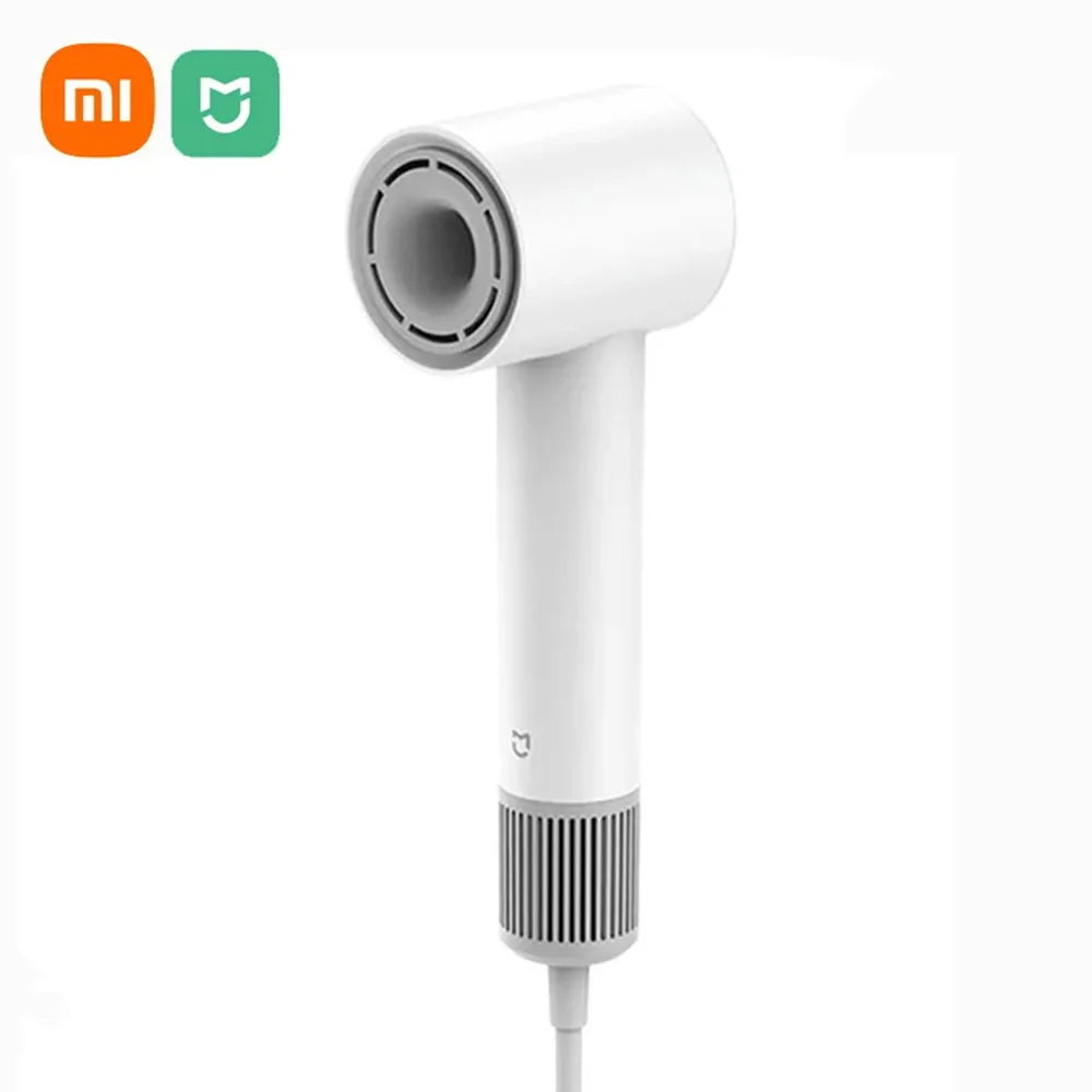Xiaomi H501 SE high-speed white ionic hair dryer with sleek, modern design and professional drying performance.