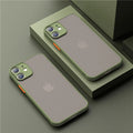 Matte Clear iPhone Case - Shock-Absorbing Slim Fit Cover for iPhone Mint Green Tidesmit
