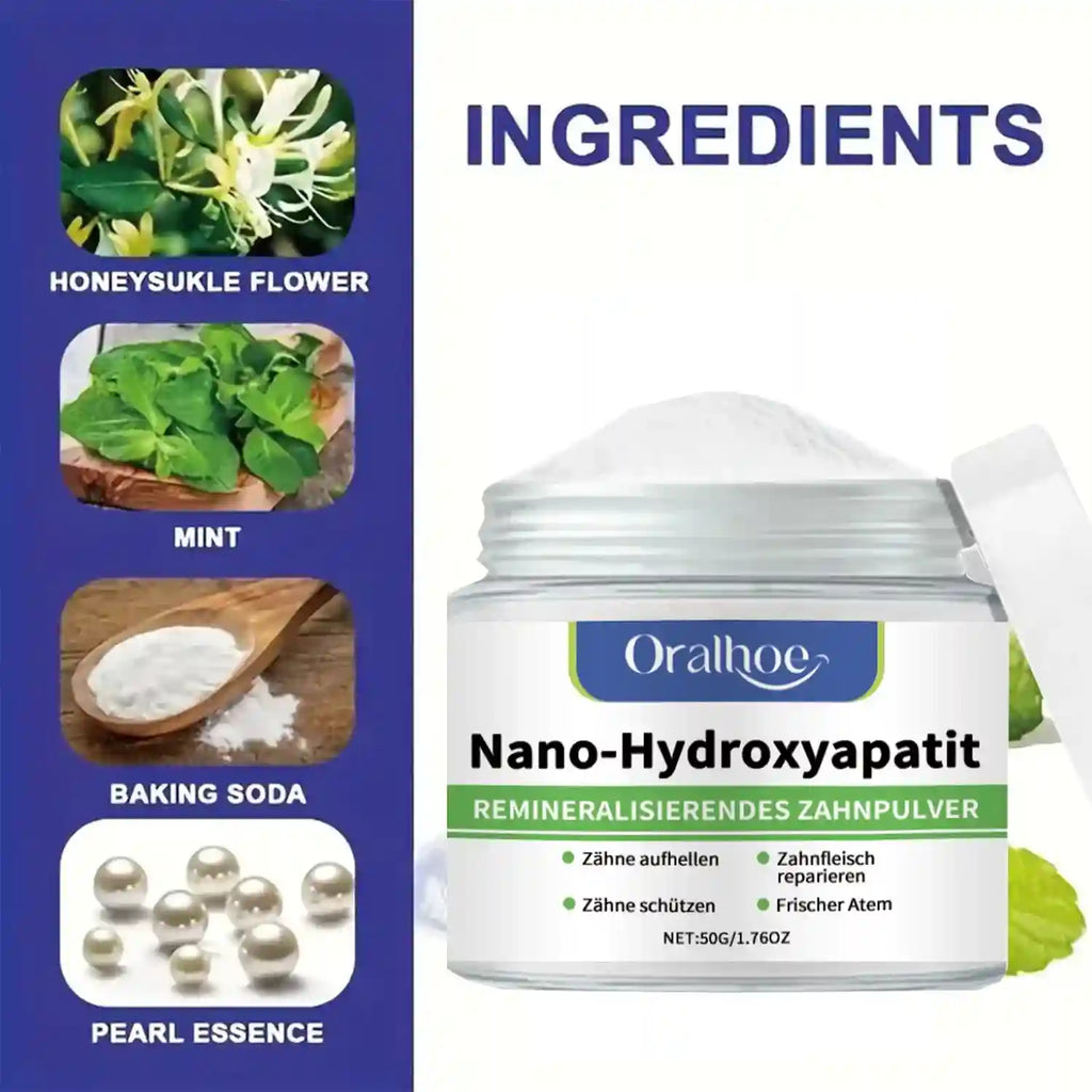 Tidesmit Teeth Whitening Powder for plaque and tartar removal with fresh breath formula