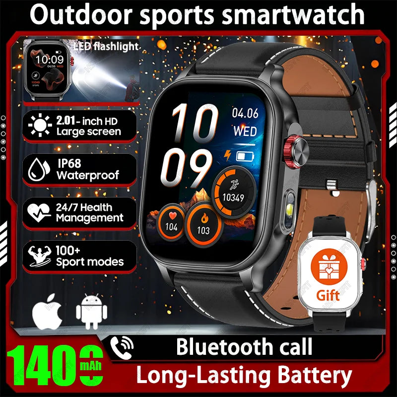 2026men's andwomen'ssmartwatches,2.01-inch high-definitiontouchscreen,1400mAhultra long battery life,men'sandwomen'sholidaygifts