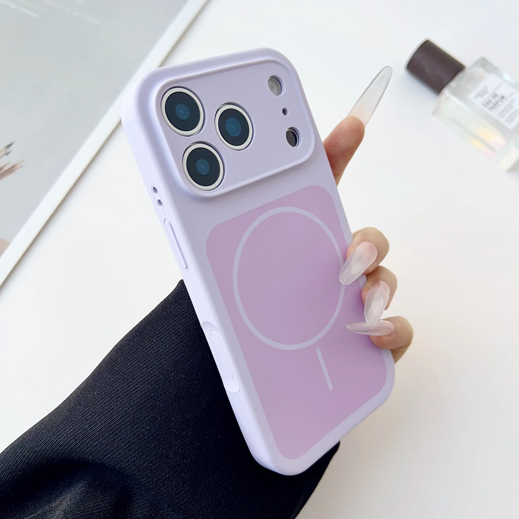 iPhone 17 Pro Max Magnetic Silicone Case - Shock-Absorbing Slim Cover Tidesmit