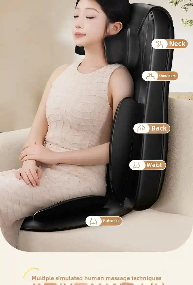 Massage Roller Seat Cushion for Deep Tissue Relief - Tidesmit EU Plug Massage Roller Tidesmit