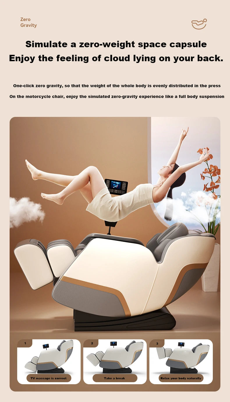 Massage Chair Recliner with Heat and Shiatsu Therapy, Gray | Tidesmit Massage Chairs Tidesmit