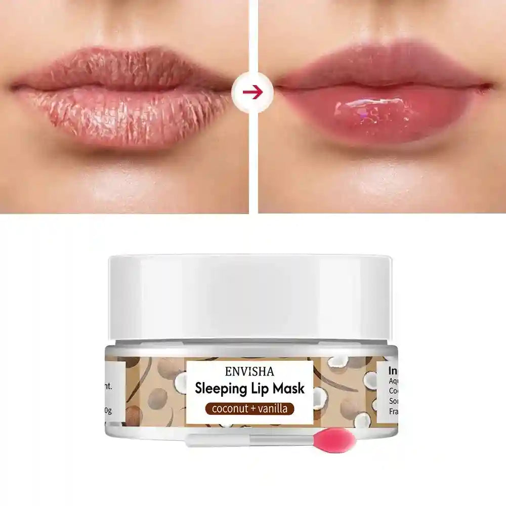 Coconut Lip Sleeping Mask for Deep Hydration - Tidesmit Lip Care Treatment Lip Care Tidesmit