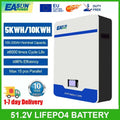 48V LiFePO4 Wall Mounted Battery | 100Ah & 200Ah Energy Storage 51.2V 100AH Tidesmit