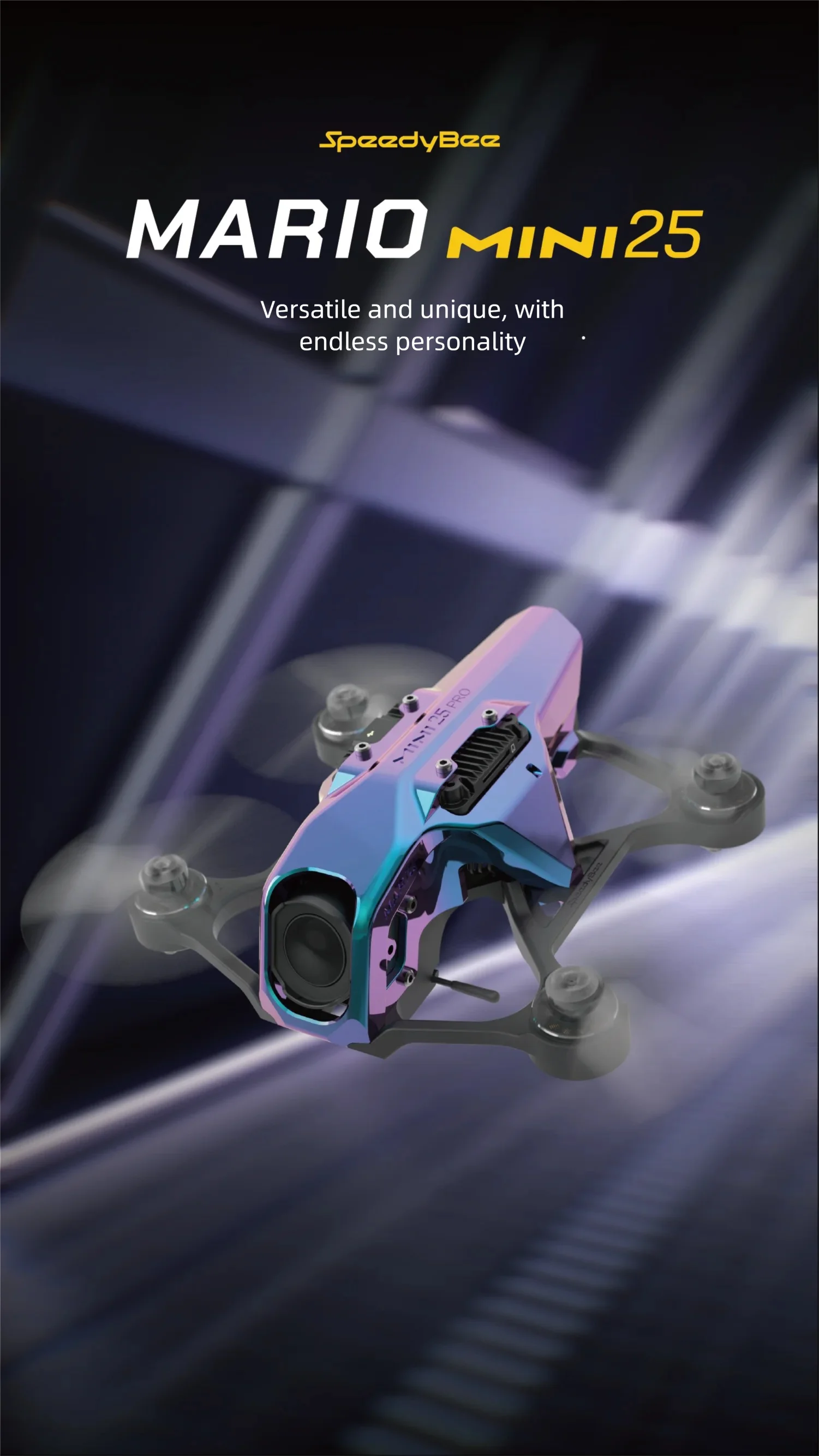 SpeedyBee Mario Mini25 FPV Drone Kit - ELRS 2.4G Freestyle Racing Frame Tidesmit