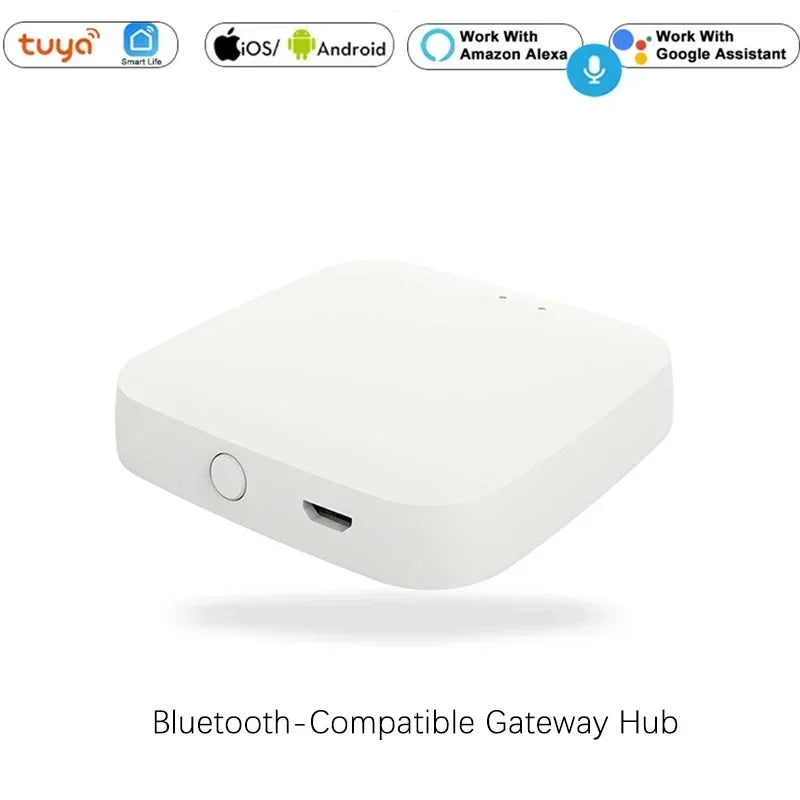 SmartLife Tuya Smart ZigBee Bluetooth-Compatible Mesh Brightness Thermometer Light Temperature Humidity Detector Wireless Remote
