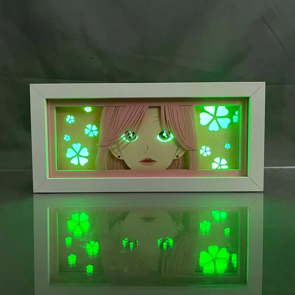 Anime LED Light Box – 3D Paper Cut Night Lamp with Remote Control Tidesmit