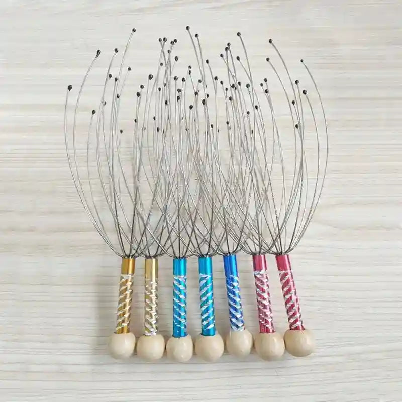 Steel Wire Head Massager - Octopus Scalp Tool for Tension Relief Massage Roller Tidesmit