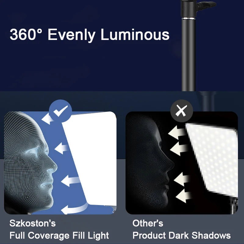 LED Video Light Panel | 50W Bi-Color Studio Lamp for Content Creation Tidesmit