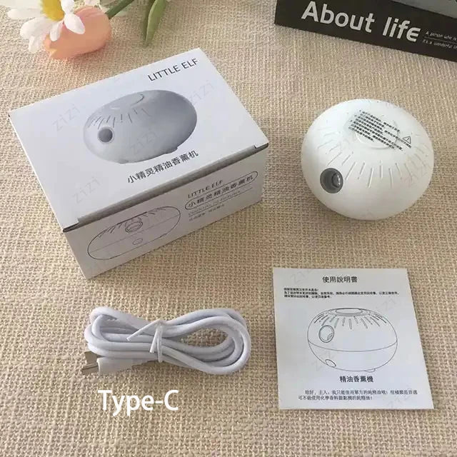 Pure Essential Oil Bubble Waterless Aromatherapy Machine Wireless Induction Portable Atomization Aromatherapy Machine
